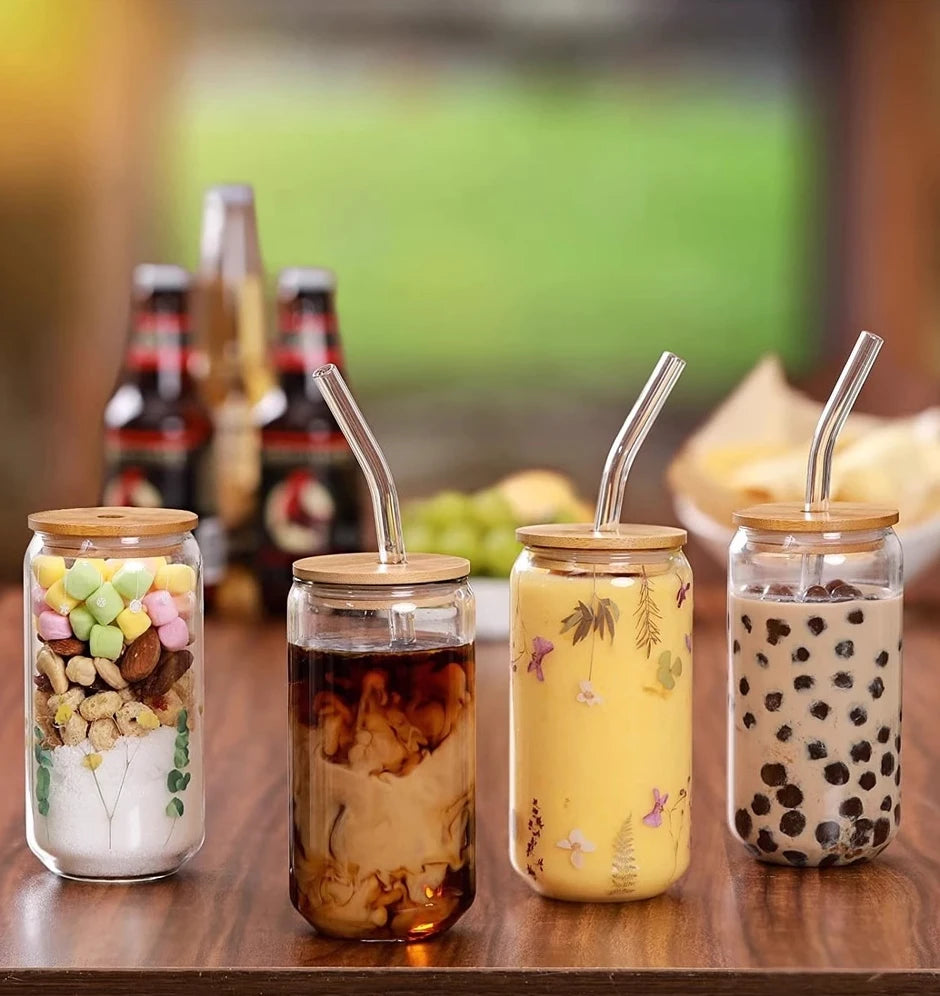 Glass cup set