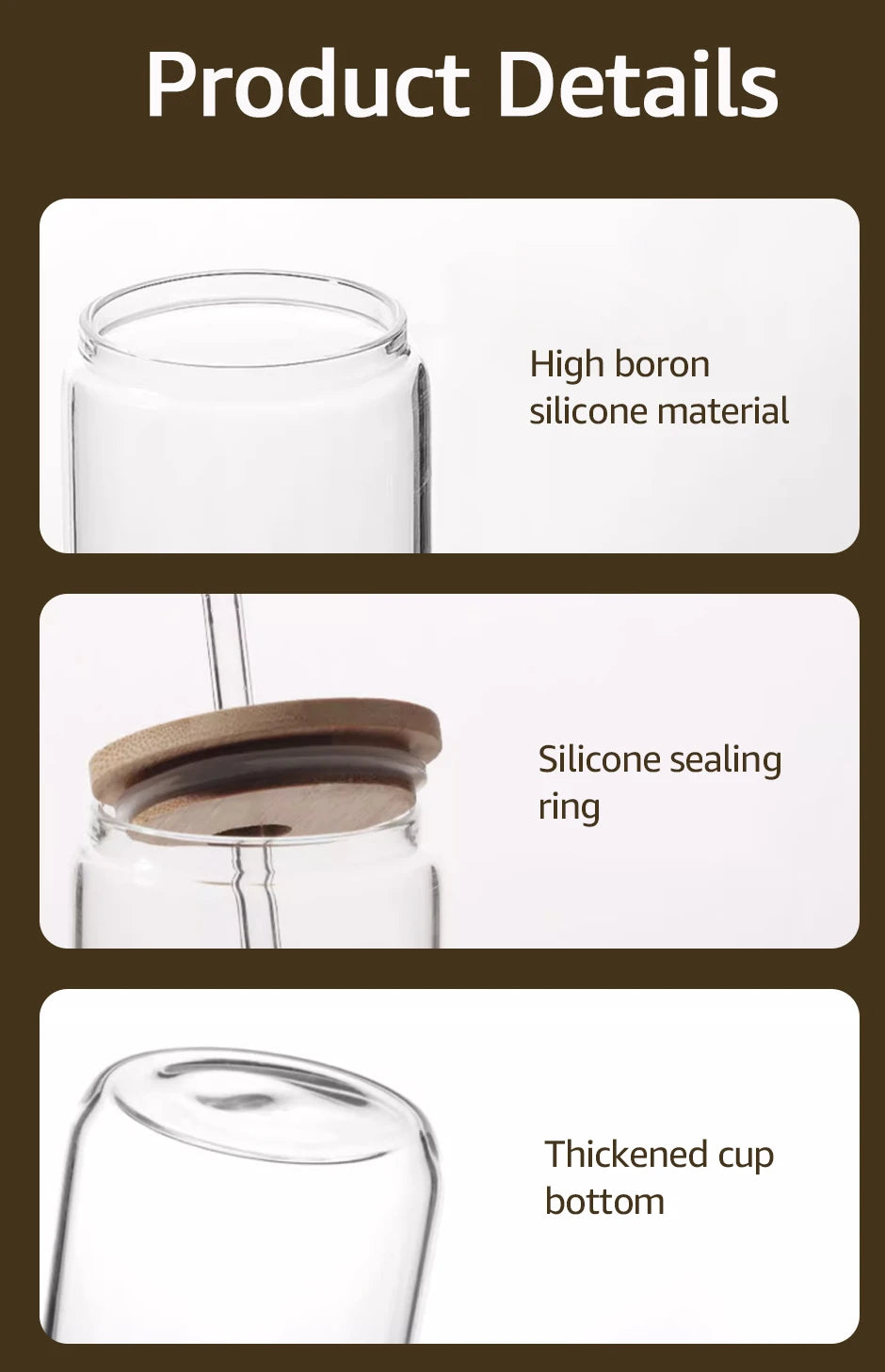 Glass cup set