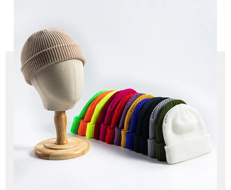 Knitted Hat for Men & Women Caps Wool