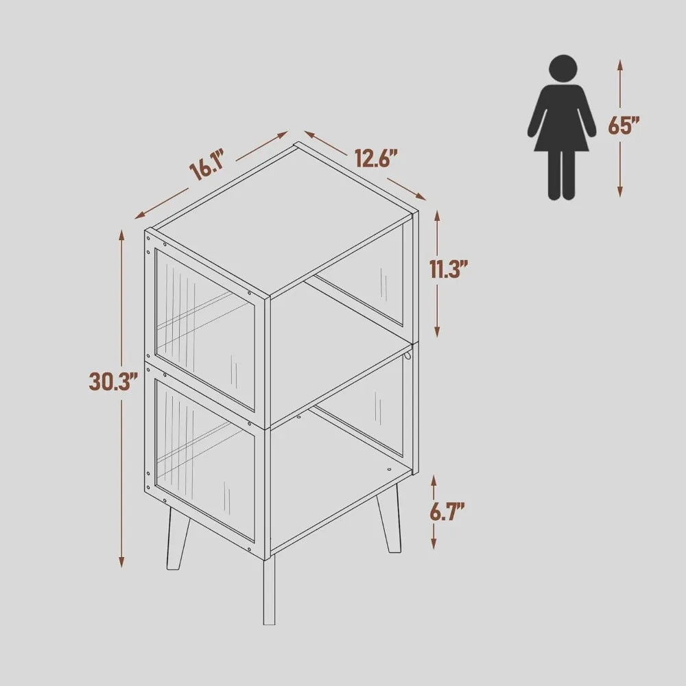 Bücherregal mit Stauraum