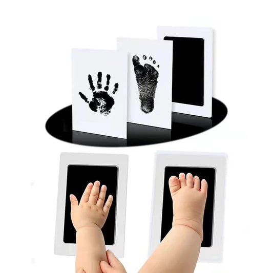 DIY hand footprint souvenir