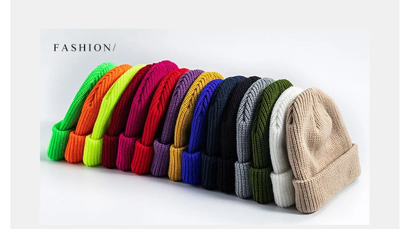 Knitted Hat for Men & Women Caps Wool